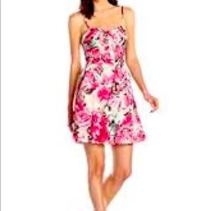 Jessica Simpson Avette Floral Tank Bustier Dress